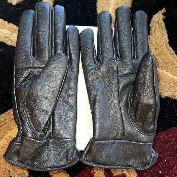 Women’s Black Leather Driving Gloves Size Small - Picture 4 of 8